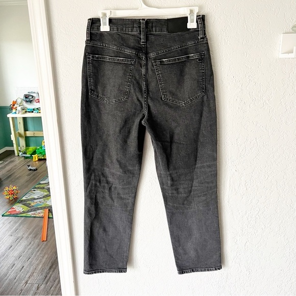 Madewell Jeans Women's 26 The Perfect Vintage Crop Black Lunar Wash AA982 - Picture 2 of 10